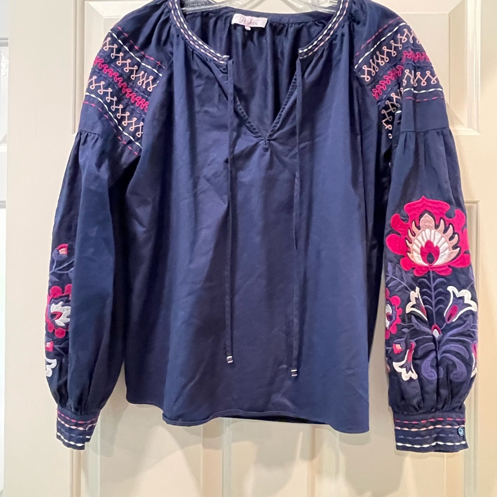 Hand embroidered blouse